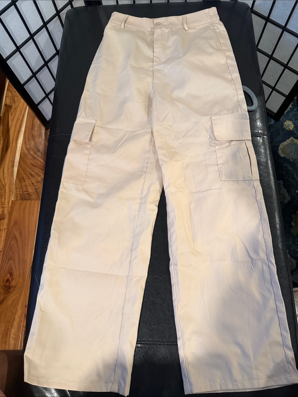 Women’s Beige Cargo Pants - Classic Utility Style